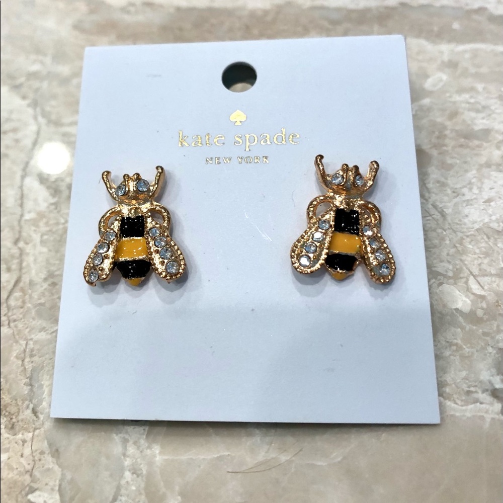 New Kate spade bee earrings.